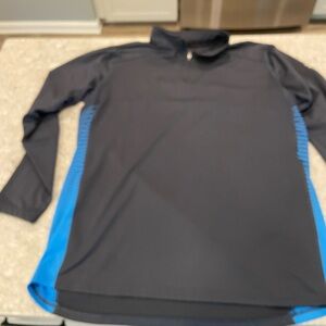 Under Armour Cold Gear Reactor Gray and Blue Performance Jacket—XXL